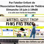 [Théâtre] Métro, c'est trop, mais pas trop