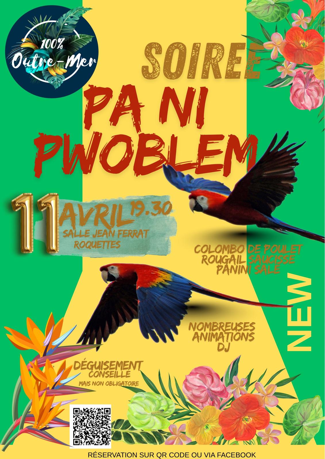 Soirée Pa ni pwoblem