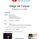 Stage de Cirque