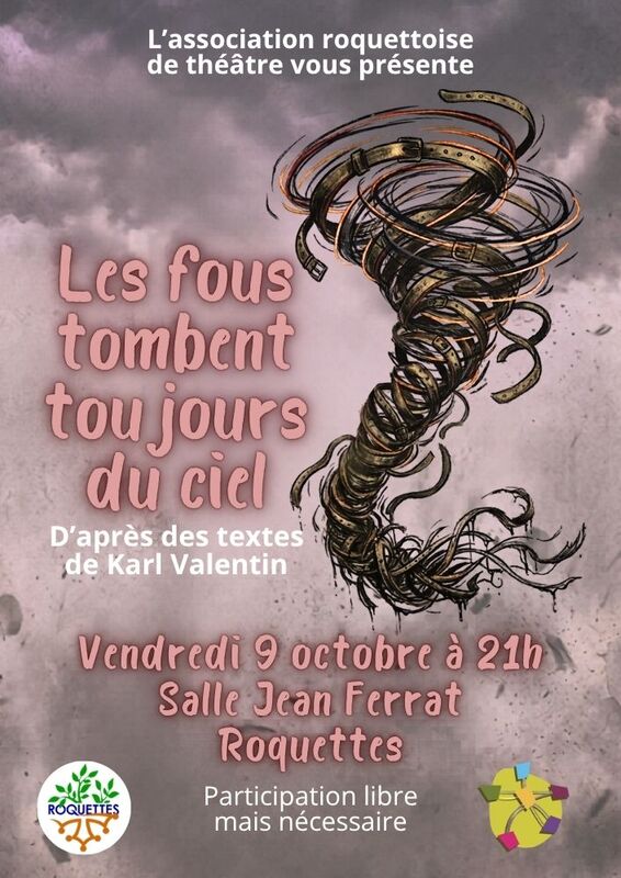 Théâtre : Les fous tombent toujours du ciel